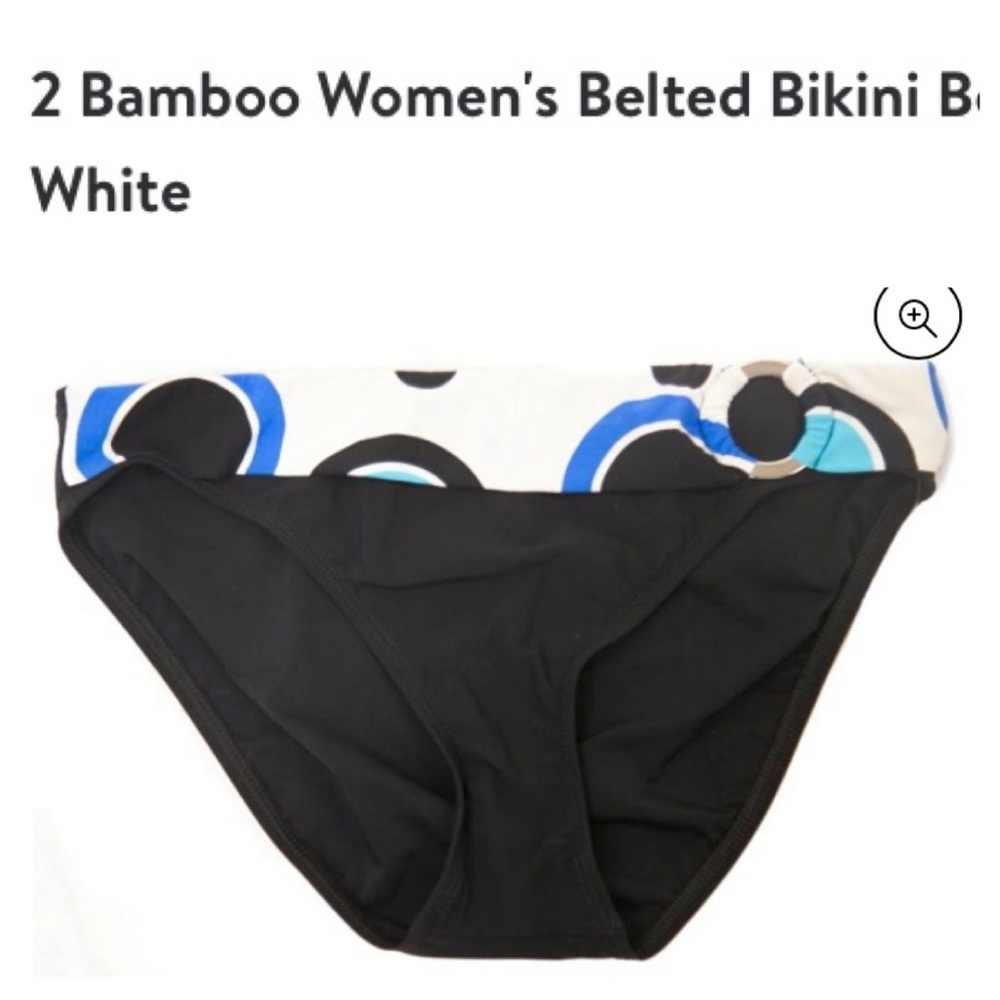 ➡️NWT 2 Bamboo Belted Bikini Bottom Size Small and Large available